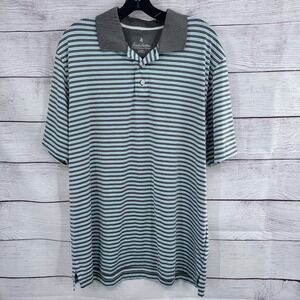 Brooks Brothers Performance Polo Shirt Striped Golf Athletic‎ XL